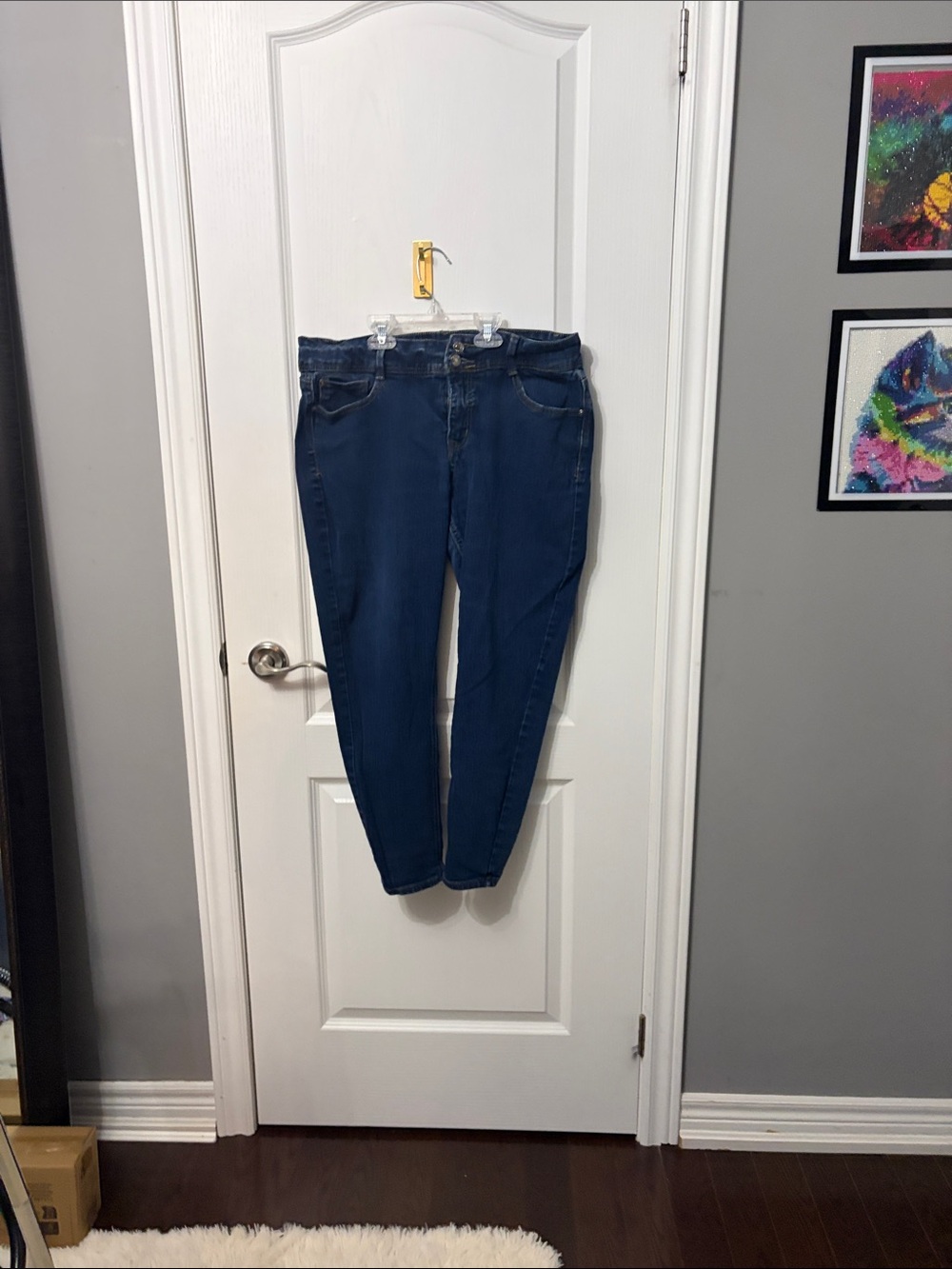 Angel High-Rise Dark Blue Women’s Jeans